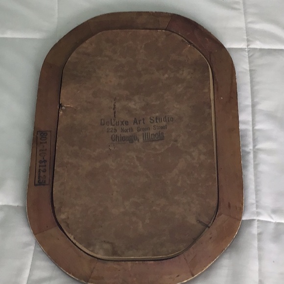 Vintage wood frame with Portrait - Rare Find - Picture 2 of 2